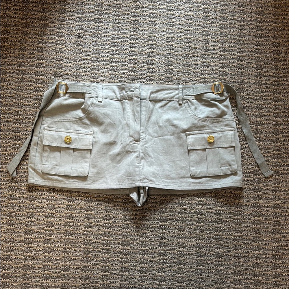 NOT FOR SALE Gray Mini Skirt